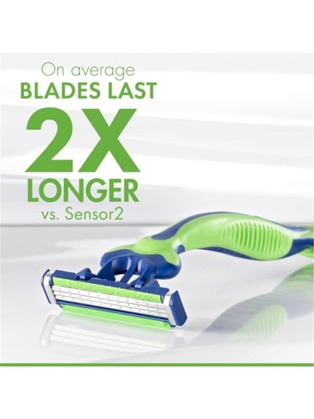 Gillette Sensor3 Sensitive Men's Disposable Razor, 4 Razors - Picture 2 of 7